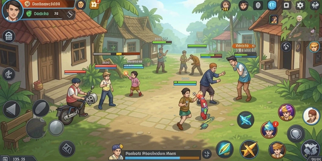 Menu permainan yang beragam dan mudah diakses.